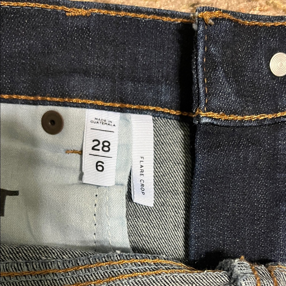 LOFT Dark Indigo Ankle Jeans - Picture 3 of 5